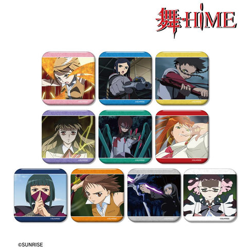 『舞-HiME』トレーディング場面写角丸スクエア缶バッジ(単位/BOX)